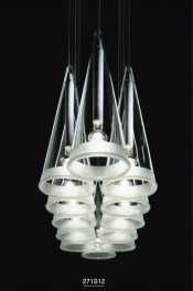 E14 Modern Glass Indoor Hanging Pendant Lighting (271S12)