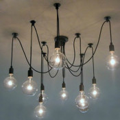 Edison Ceiling Lamp Modern Chandelier Ceiling Lamp