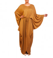 Elegant Muslim Abaya Dress Womens Islamic Wear