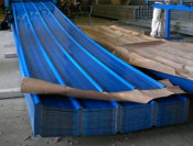 Elegant Royal Blue Color Steel Roof Material