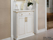 Euro Style White Lacquer Shoes Cabinet (XG11104A960)