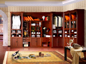 European Style Antique Bedroom Furniture Set Wardrobes
