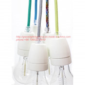 Fabric Wire Ceramic Pendant Lamp (GD-3013-1)