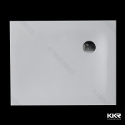 Factory Price Pure White Solid Surface Acrylic Shower Tray