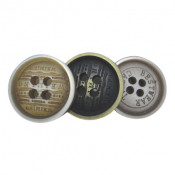 Fashion 4 Holes Resin Scrub Button