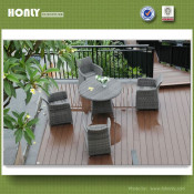 Fashion Garden Furniture Rattan Wicker Modern Outdoor Dining Set