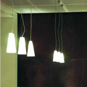Fashion Resturant Modern Glass Hanging Lamp, Decorative Suspension Light Lamp