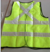 Fashion Safety Vest with Visible PVC Reflective Strip