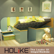 Folded Bed for Child with Big Storage Place