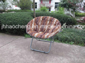 Folding Outdoor Leisure Moon Sun Chair with Zebera Design