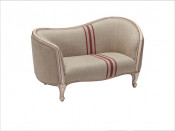 French Living Room Furniture Antique Leasure Love Sofa (H491)