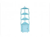 French Romantic Furniture Unique Design Blue Decoration Cabinet (G259)