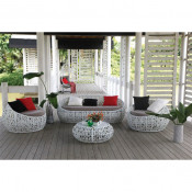 Garden Dining Rattan Outdoor Modern Patio Leisure Sofa
