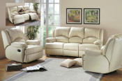 Genuine Leather Home Theatre Seating Sofa Manual Recliner Sofa Set