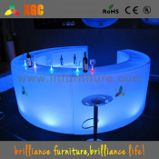 Glow Furniture/LED Round Bar Counter/Luminous Bar Counters