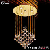 Gold Color Modern Crystal Chandelier Lamp, Pendant Lighting