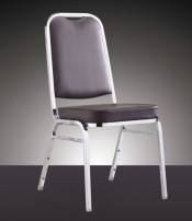 Good Price Nice PU Cushion Stacking Chair
