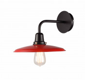 Good Quality E27 Red Shade Steel Wall Lamps (MB6179-R)