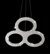 Good Quality LED Chrome Crystal Bar Pendant Light (EC915)