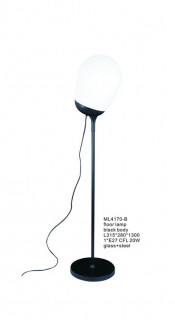 Good Quality Practical Glass Steel Floor Standing Lamp (ML4170-B)