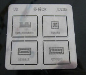 2pcs HTC G14 Word Stock Stencil Template