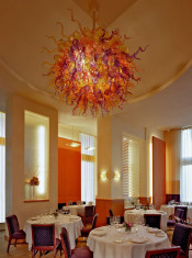 Hand Blown Glass Lamp Decoration for Home