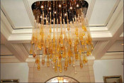 Hand Blown Murano Glass Hotel Chandelier Decoration