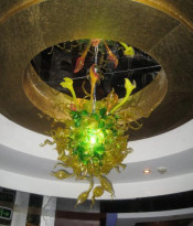 Hand Glass Pendant Lamp for Lobby Decoration (YK-D115)