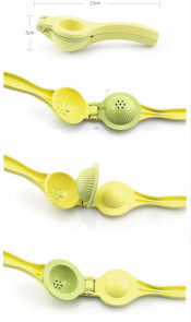 Hand Spray Metal Stainless Steel Lemon Squeezer for Promotion
