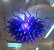 Handmade Blowing Glass Drop Light with Attractive Design