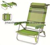 Hc-Ls-FC88 Five Postion Outdoor Aluminium Folding Beach Chair