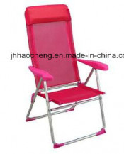 Hc-Ls-FC90 High Back Aluminium Outdoor Folding Beach Chair Camping Leisure Chair