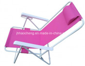 Hc-Ls-FC97 5 Positions Adjustable Armrest Beach Chair Outdoor Folding Camping Chair