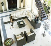 Hc-W-S23 Rattan Furniture Outdoor Furniture Outdoor Garden Furniture Rattan Chair Rattan Dining Set