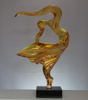 High Quality Abstract Resin Sculptures for Office Decoration