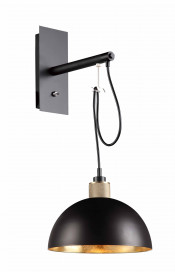 High Quality Aluminum Brass E27 Wall Mounted Lamp (MB6180D-BGF)