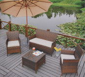 High Quality Commercial Hotel Rattan Chair-Outdoor Rattan Furniture