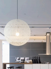 High Quality Hotel Hemp Rope Ball Pendant Lamp (1027S-800)