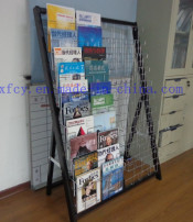 High Quality Magazine and Newspaper Book Display Rack (ISOSGS TUV approved)) (PV-JZ2)