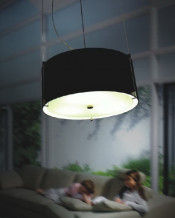 High Quality Modern Glass Carbon Steel Home Lamp (702S3)