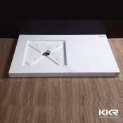 High Quality Solid Surface Shower Pan in White Color