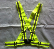 High Visible Elastic Safety Reflective Vest Buckle for Roadway Worker