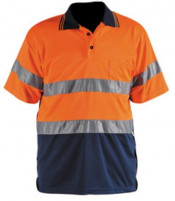 High Visible Working Safety Jacket with Reflective Strip
