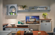 Holike Partical Board Mediterranean Style Series Wooden Furnitures