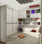 Home Furniture Solid Wood Wardrobe for Kids (H-O68)