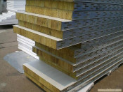 Hop Selling Rockwool Sandwich Panel for Country House/Cottage