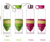 Hot Sale! Beautiful Color Lemon Juicer PC Bottle