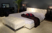 Hot Sale Fashion Design Bedroom Furniture Wooden Bed (LS-408B)