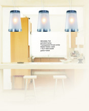 Hot Sell Glass Steel E27 60W Hanging Pendant Light for Dining Room (MD4085-TW)