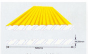 Hot Selling Good Quality Yellow Corrugated Roofing Sheet for House